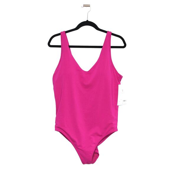 Athleta Seychelles One Piece Electric Fuchsia Size XL NWT - Picture 1 of 7